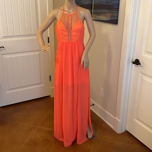 Gianni Bini Formal Dress Small Coral